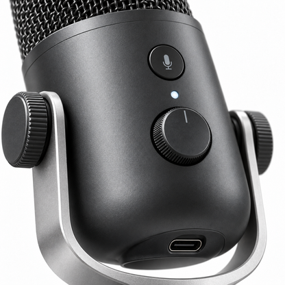🎙️ Studio Sound | Desktop Microphone | Clear & Convenient Audio Recording